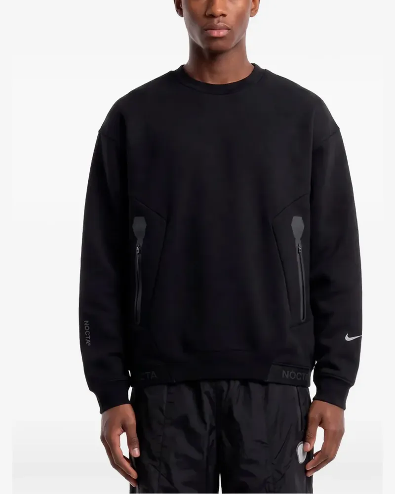 Nike x NOCTA trapeziud-cut crew-neck pullover - Schwarz Schwarz