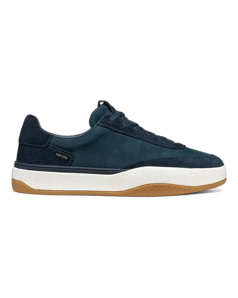 Geox Dynamia Sneakers aus Wildleder mit Einsätzen - Blau Blau