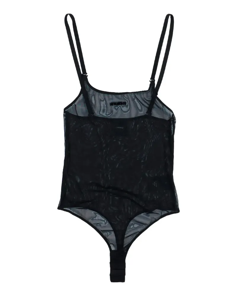 VETEMENTS Body in Netzoptik - Schwarz Schwarz