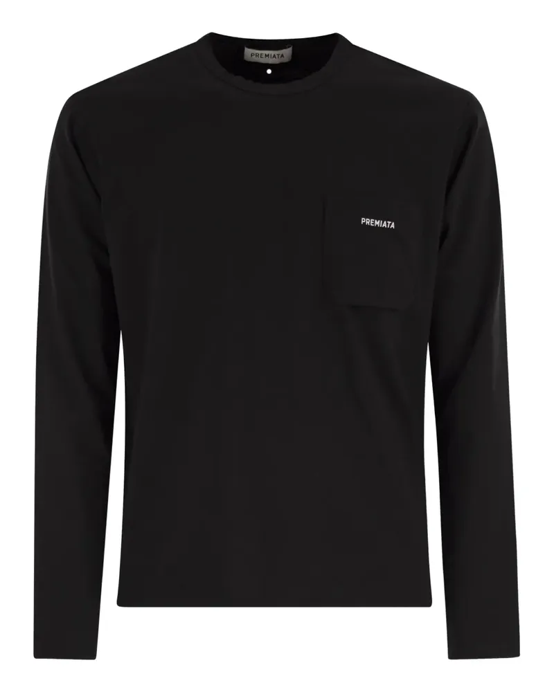Premiata Langarmshirt aus Baumwolle - Schwarz Schwarz