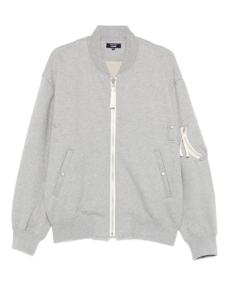 Comme des Garçons zipped bomber jacket - Grau Grau