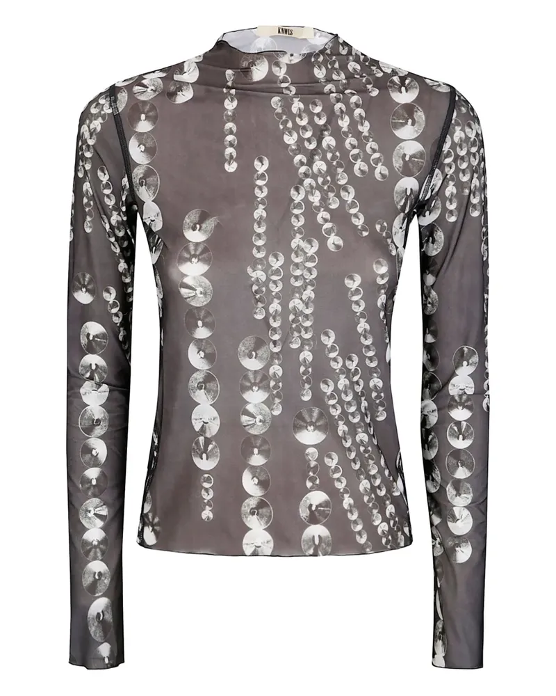 Charlotte Knowles jersey top - Schwarz Schwarz