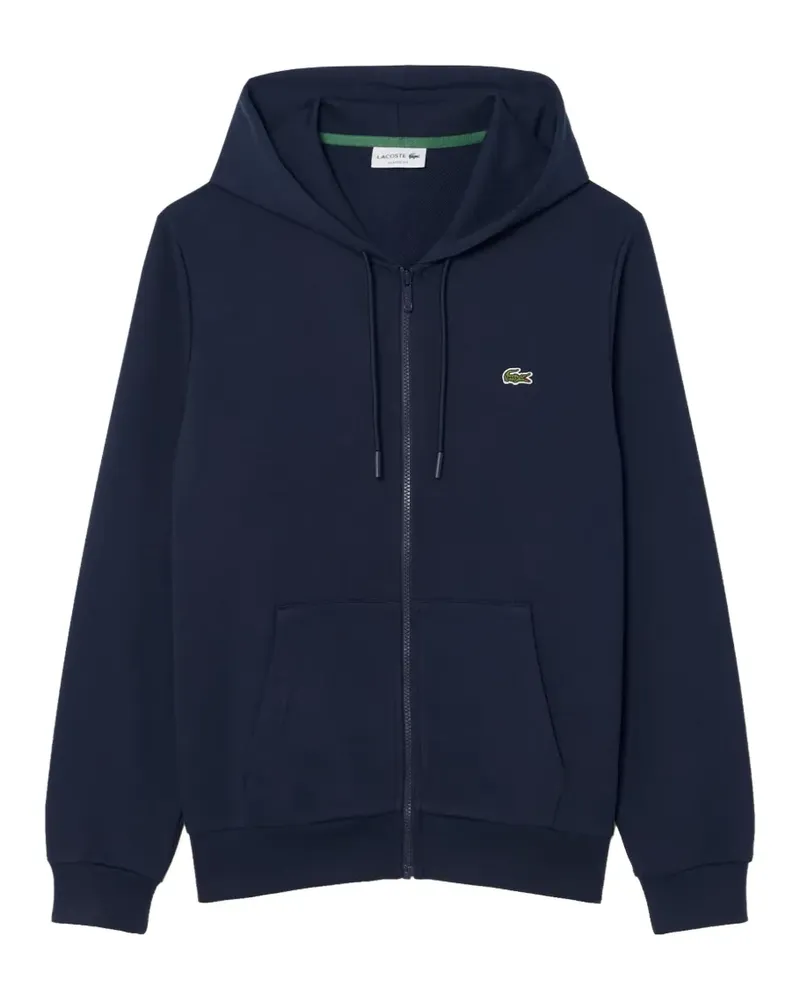 Lacoste zip-up fleece hoodie - Blau Blau