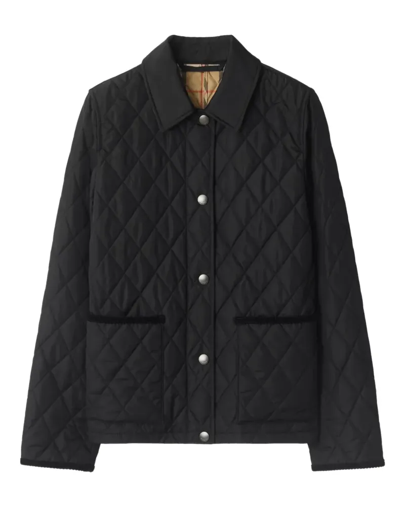 Burberry Gesteppte Jacke - Schwarz Schwarz