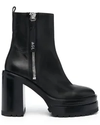 Attilio Giusti Leombruni Stiefel mit Reißverschluss 120mm Schwarz