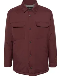 Kiton Langärmelige Hemdjacke Rot