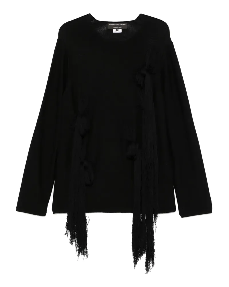 Comme des Garçons Pullover mit Rundhalsausschnitt - Schwarz Schwarz