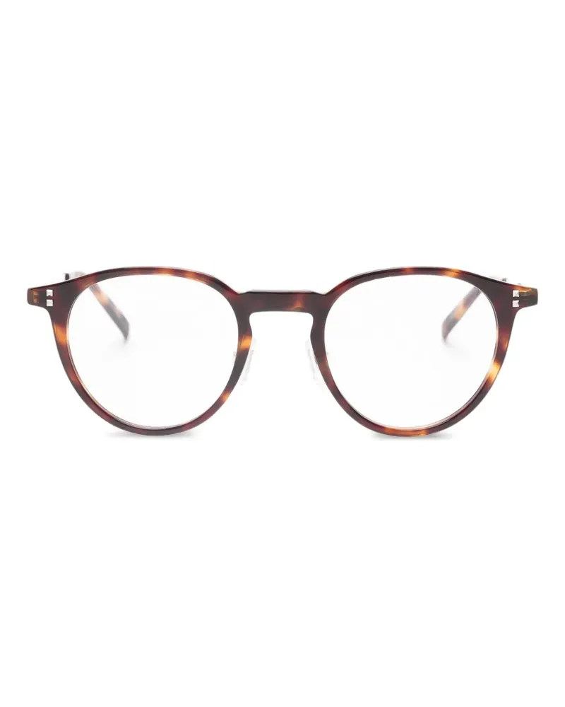 Dunhill Brille mit rundem Gestell - Braun Braun