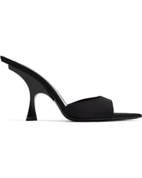 ATTICO Peeptoe-Mules 100mm Schwarz