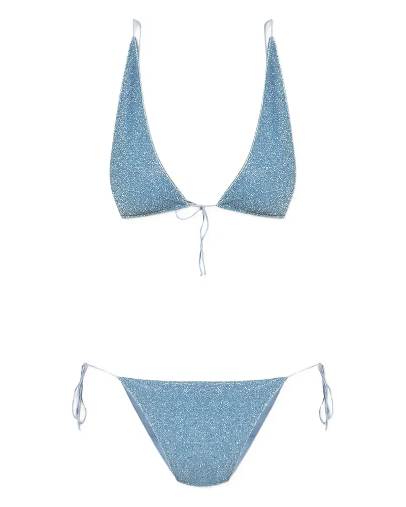 Oséree Bikini mit Glitter-Detail - Blau Blau