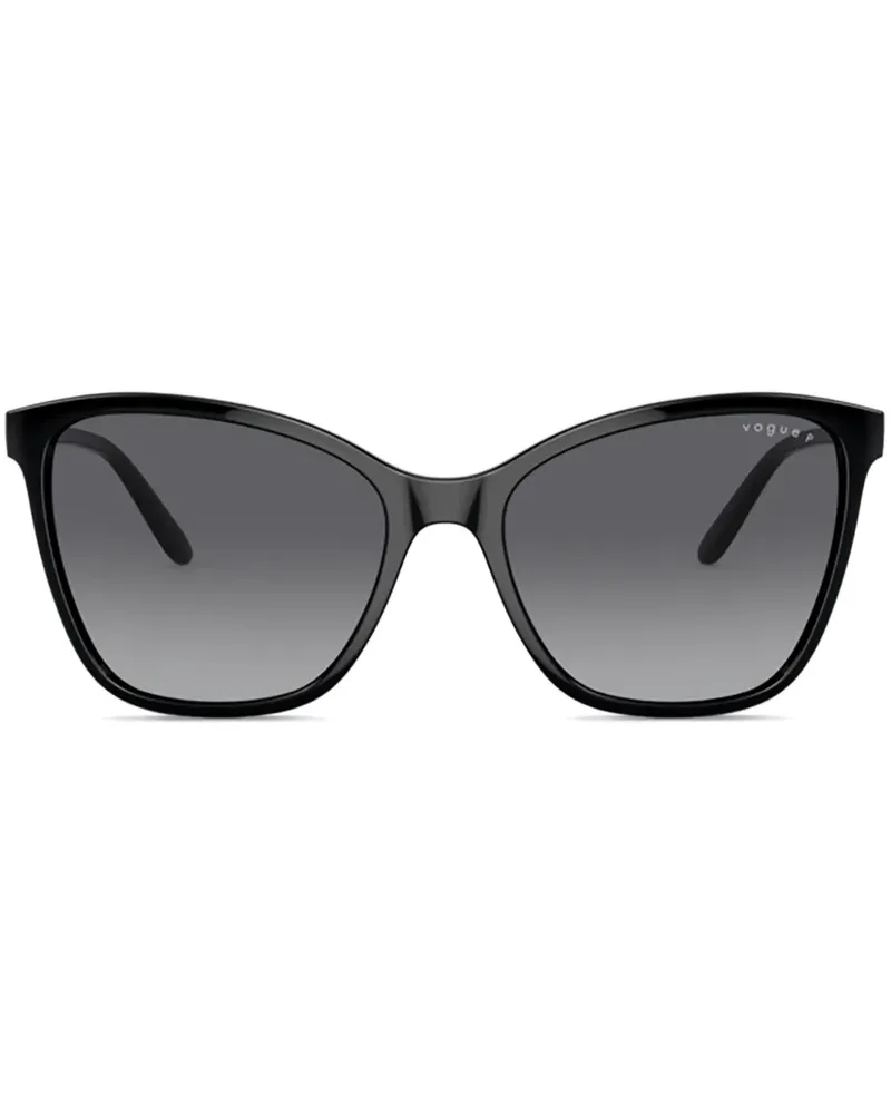 Vogue Sonnenbrille mit Butterfly-Gestell - Schwarz Schwarz
