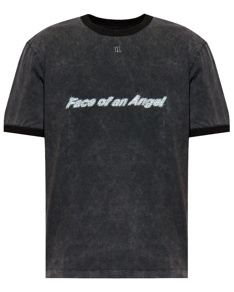 MISBHV T-Shirt mit Slogan-Print - Schwarz Schwarz