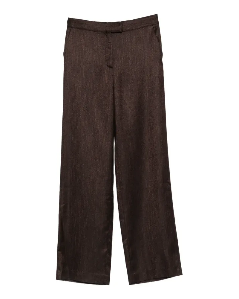 LARDINI Lucile pocket trousers - Braun Braun