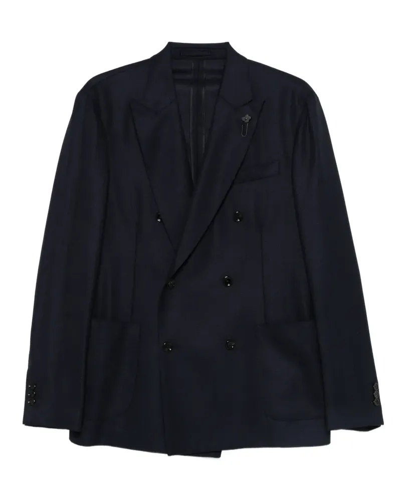 LARDINI Doppelreihiges Sakko - Blau Blau