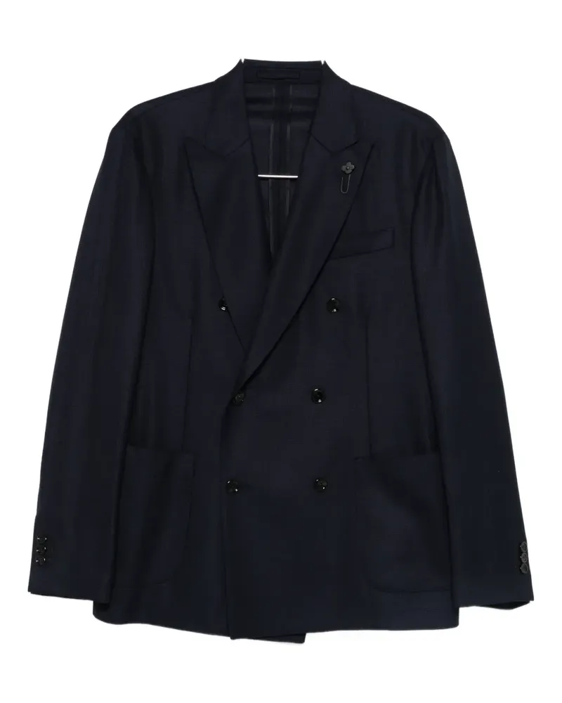 LARDINI Doppelreihiges Sakko - Blau Blau