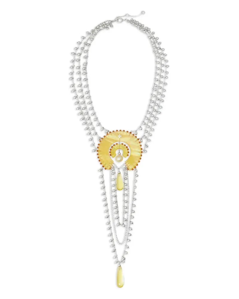Tory Burch Halskette im Layering-Look - Silber Silber