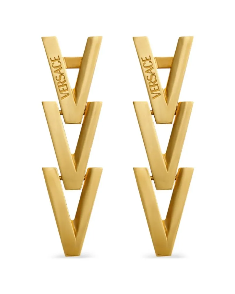 Versace V2025 Chain Hängeohrringe - Gold Gold