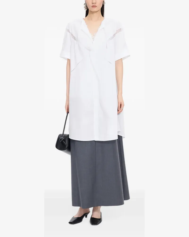 JNBY Kleid mit Spitzenbesatz - Weiß Weiß