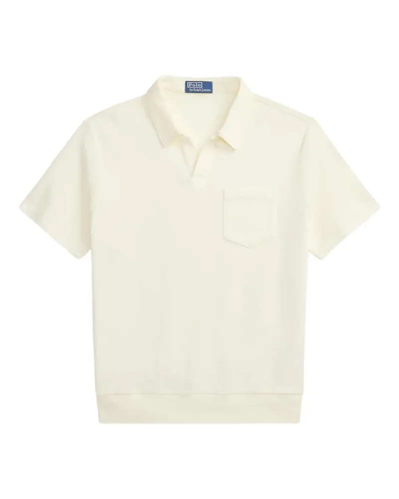 Ralph Lauren Poloshirt mit aufgesetzter Tasche - Nude Nude