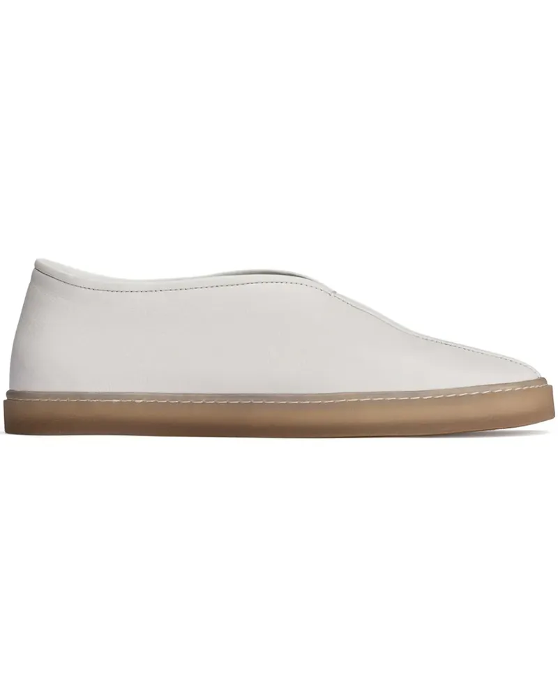 Christophe Lemaire Linoleum Piped Sneakers - Weiß Weiß