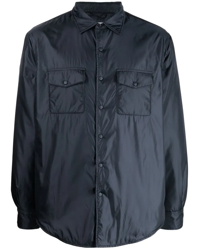 ASPESI Klassische Hemdjacke - Blau Blau