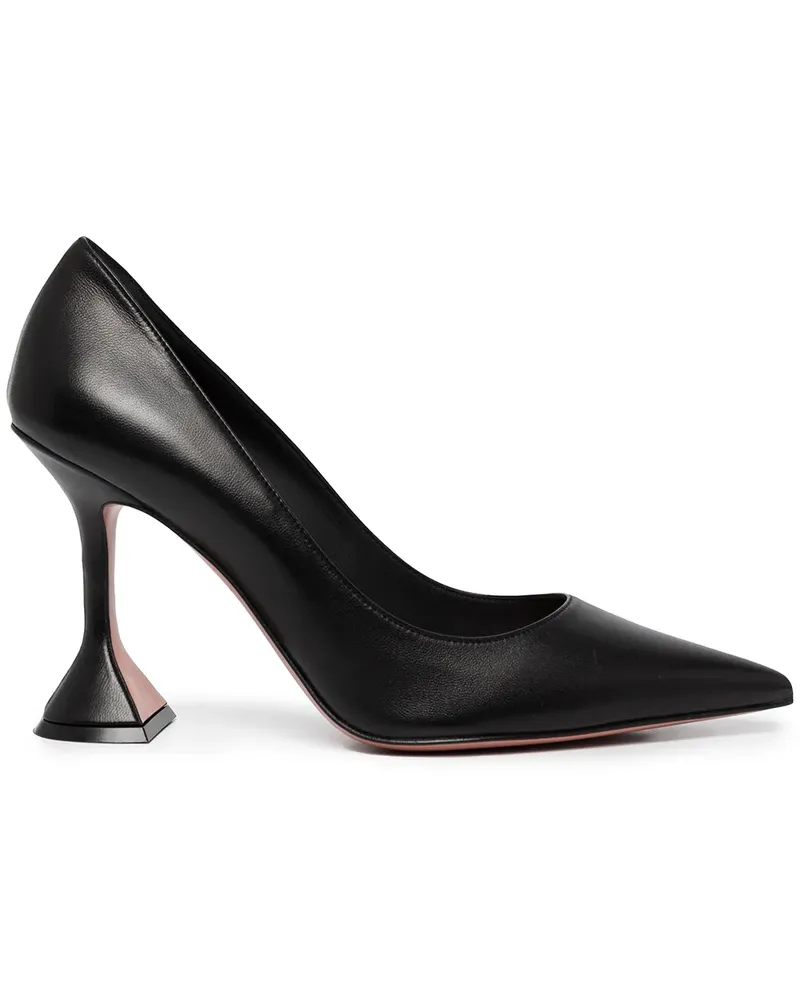 Amina Muaddi Pumps mit Design-Absatz - Schwarz Schwarz