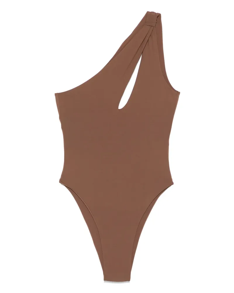 Federica Tosi Badeanzug mit Cut-Outs - Braun Braun