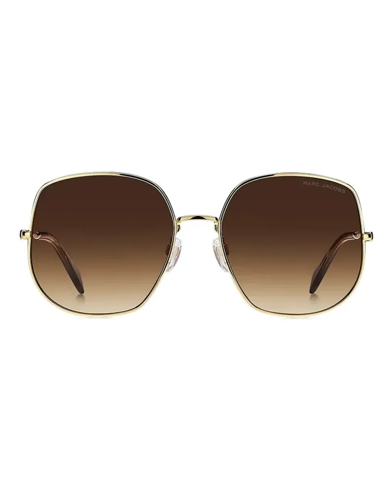 Marc Jacobs geometric-frame sunglasses - Gold Gold