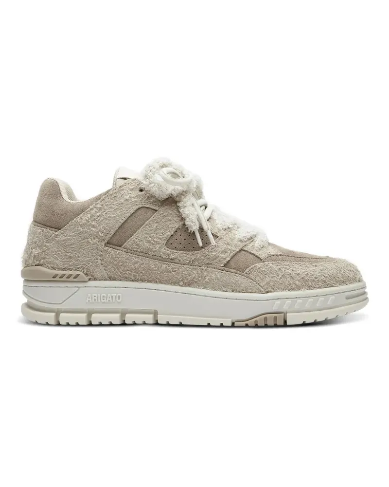 Axel Arigato Area Lo lace-up suede sneakers - Nude Nude