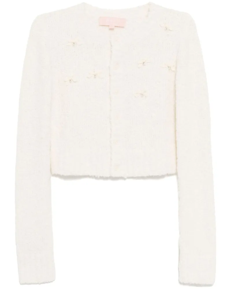 BAPE Cardigan mit Schleife - Nude Nude