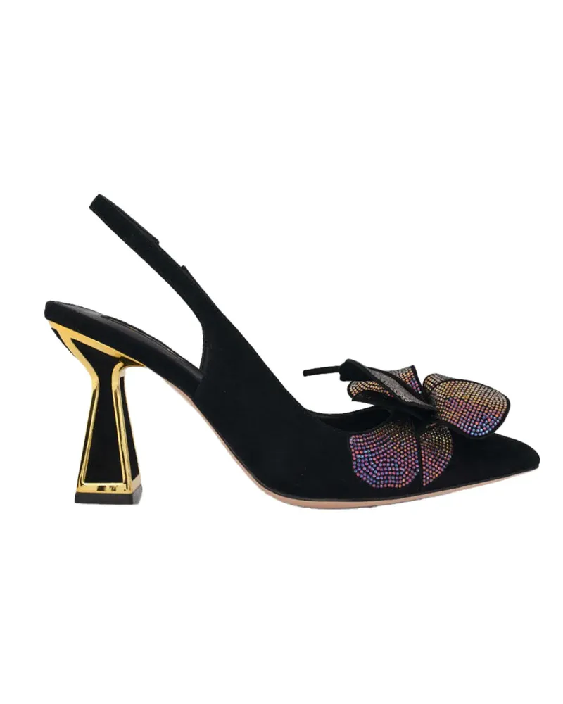 Kat Maconie Henni embellished slingback pumps - Schwarz Schwarz