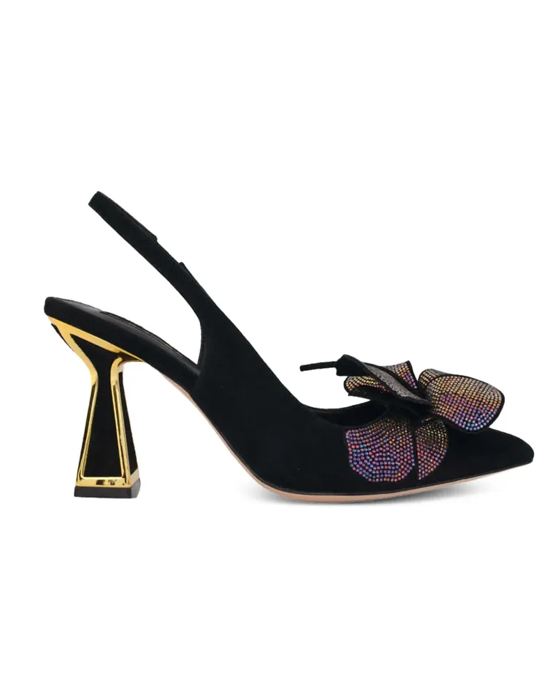 Kat Maconie Verzierte Henni Slingback-Pumps - Schwarz Schwarz