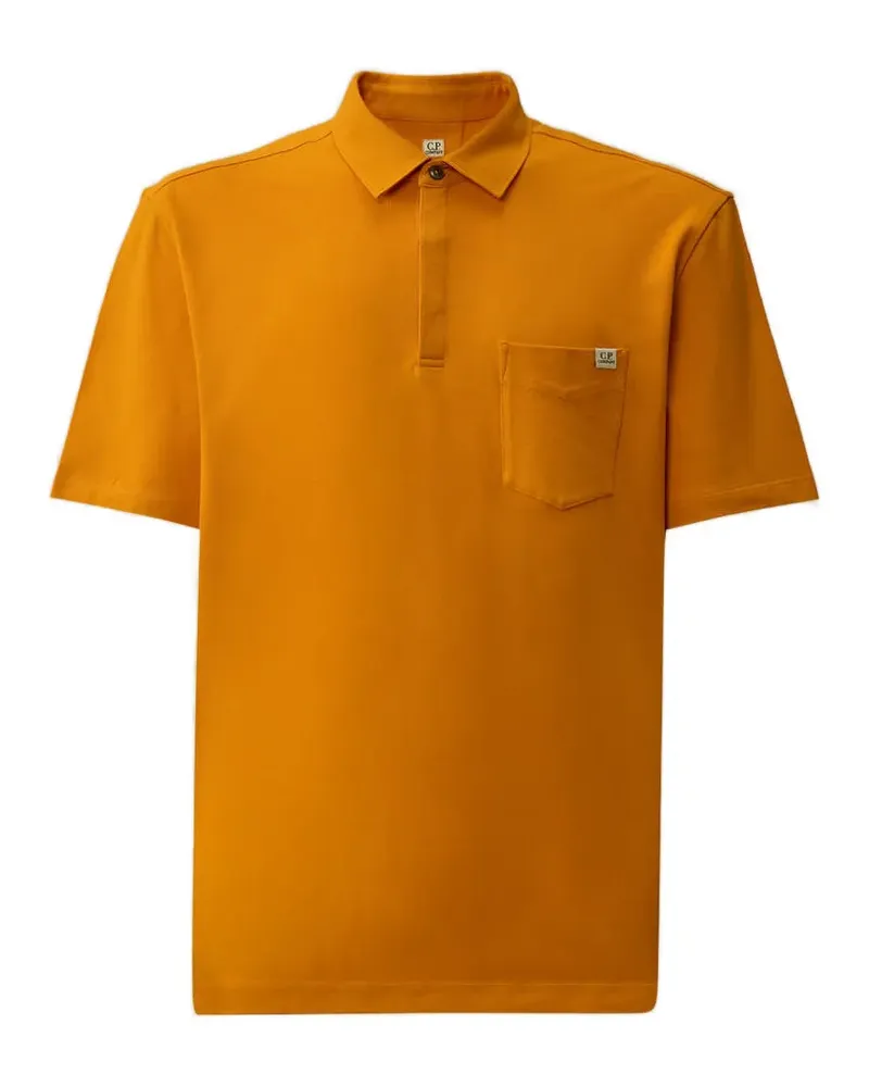 C.P. Company Poloshirt mit Brusttasche - Orange Orange