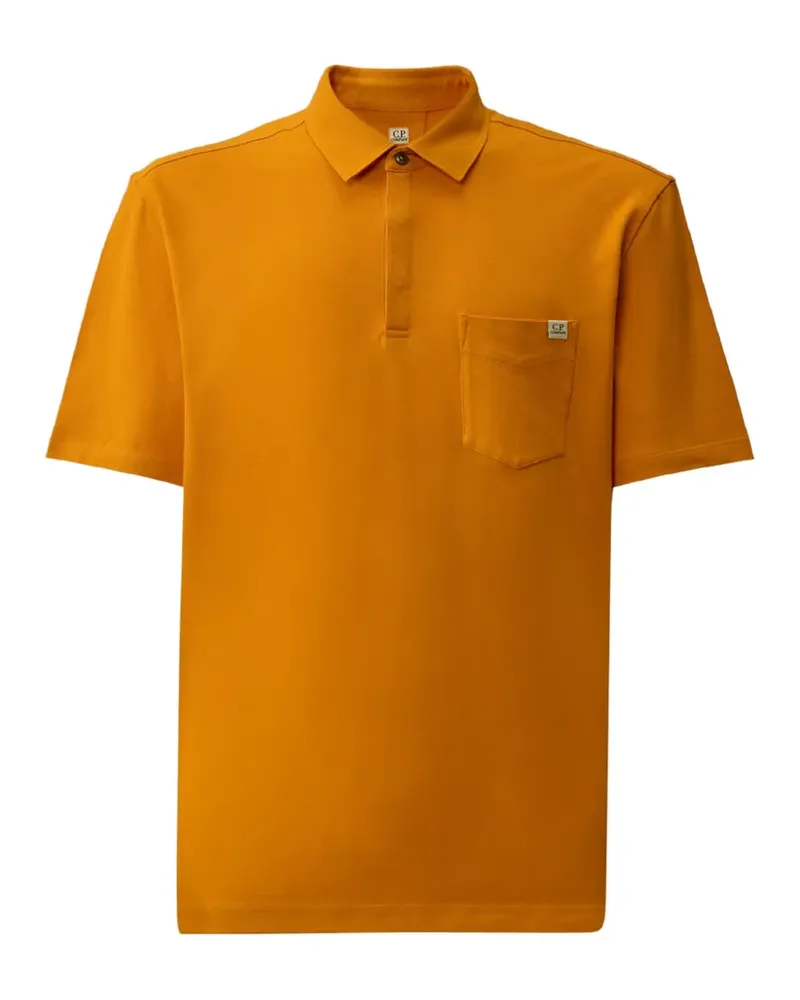 C.P. Company Poloshirt mit Brusttasche - Orange Orange