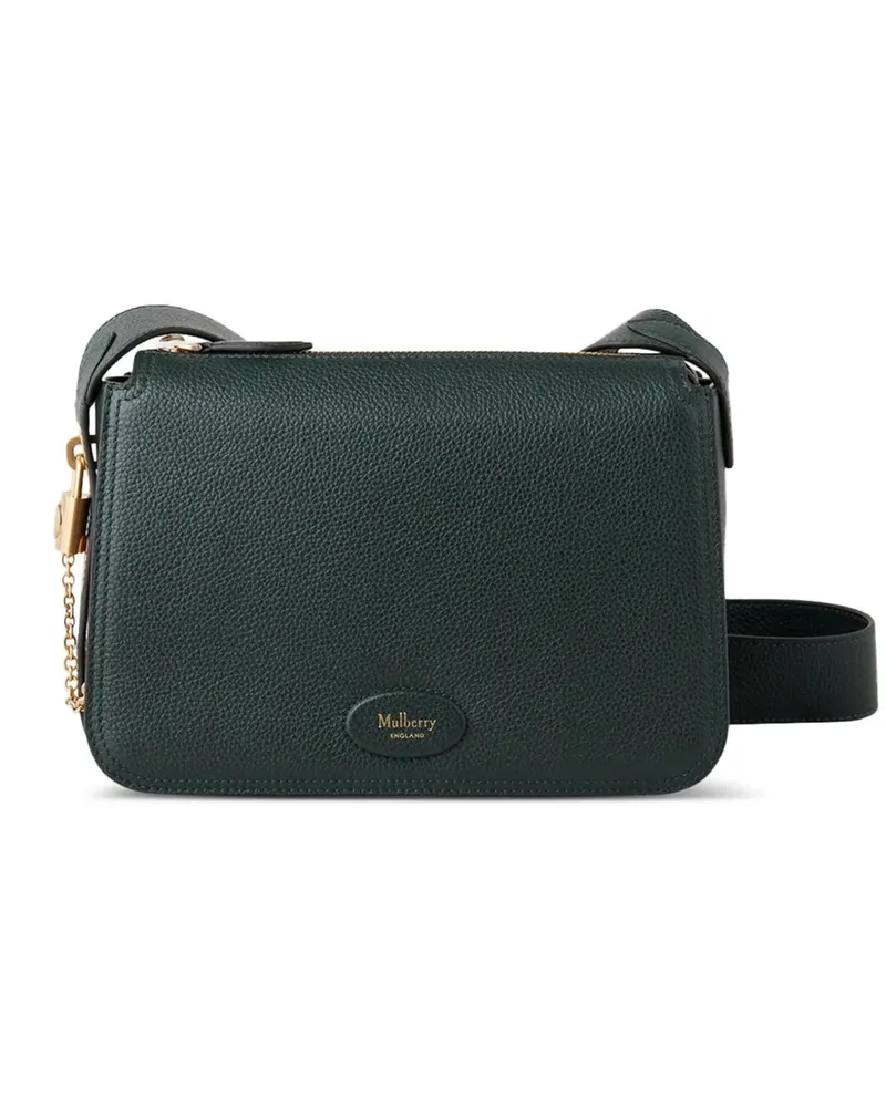 Mulberry Kleine Billie Schultertasche aus gekörntem Leder - Grün Grün