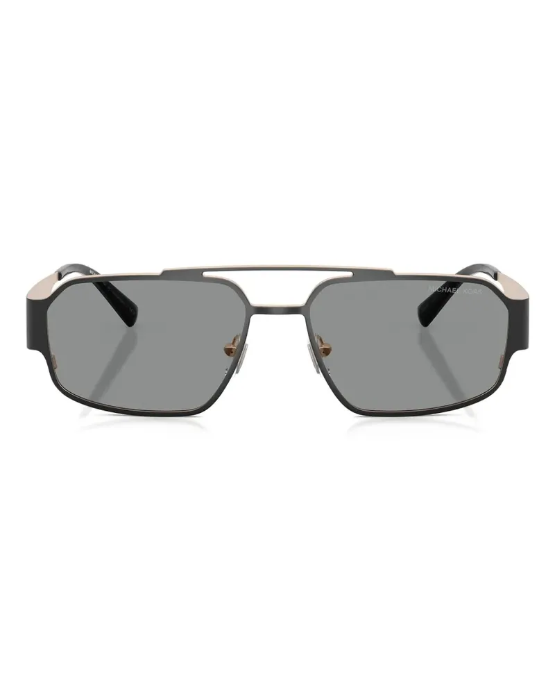 Michael Kors Cape Town rectangle-frame sunglasses - Schwarz Schwarz