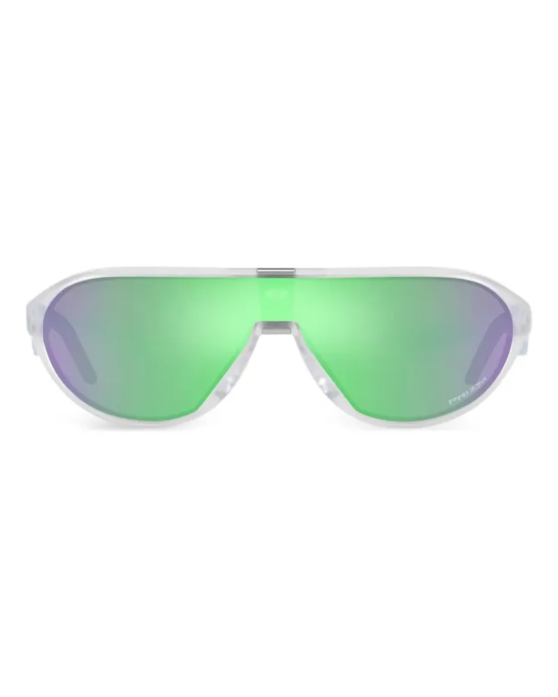 Oakley Cmdn Sonnenbrille mit geometrischem Gestell - Weiß Weiß