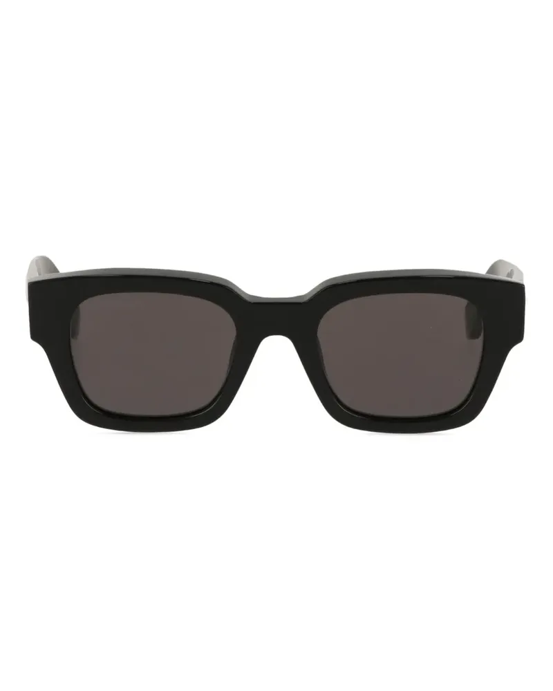 OFF-WHITE Sonnenbrille mit runden Gläsern - Schwarz Schwarz