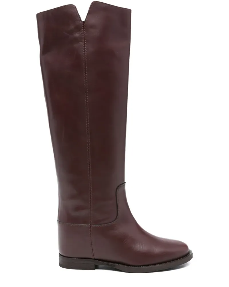 Via Roma 15 Kniehohe Stiefel - Rot Rot