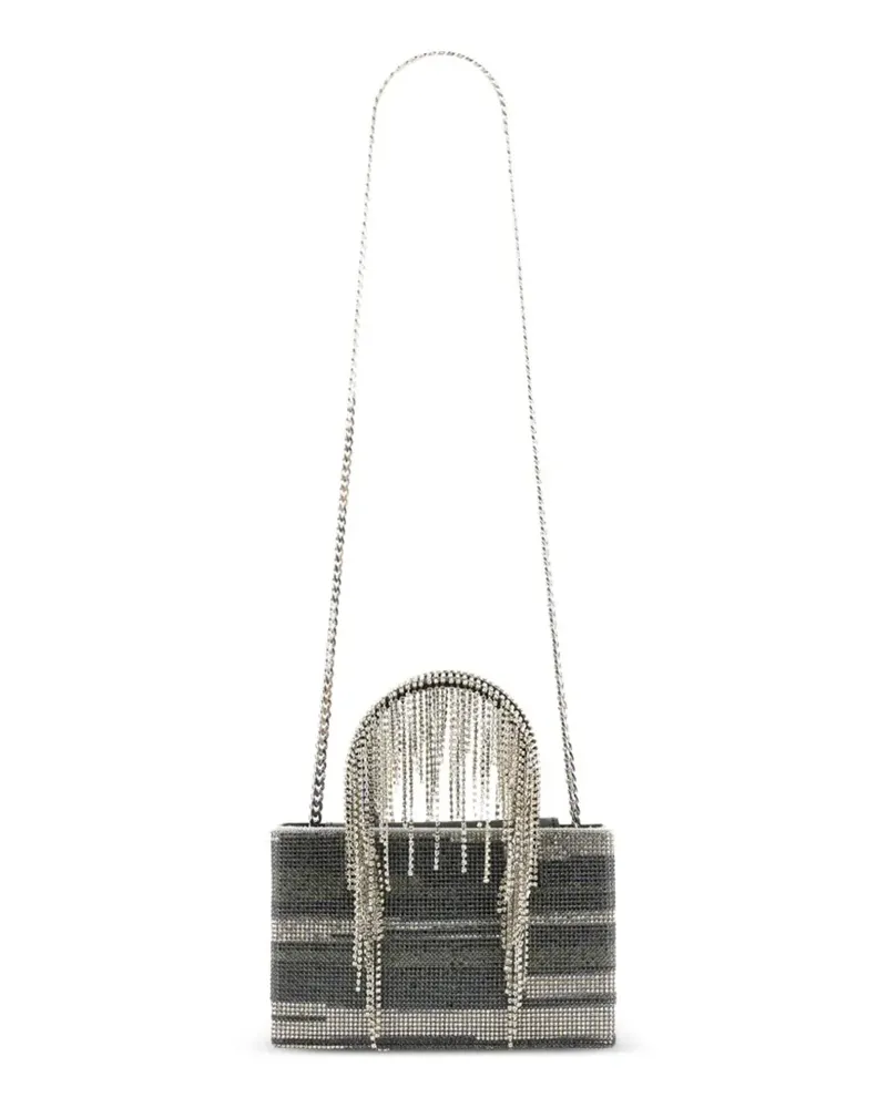 KARA Handtasche mit Kristallen - Silber Silber