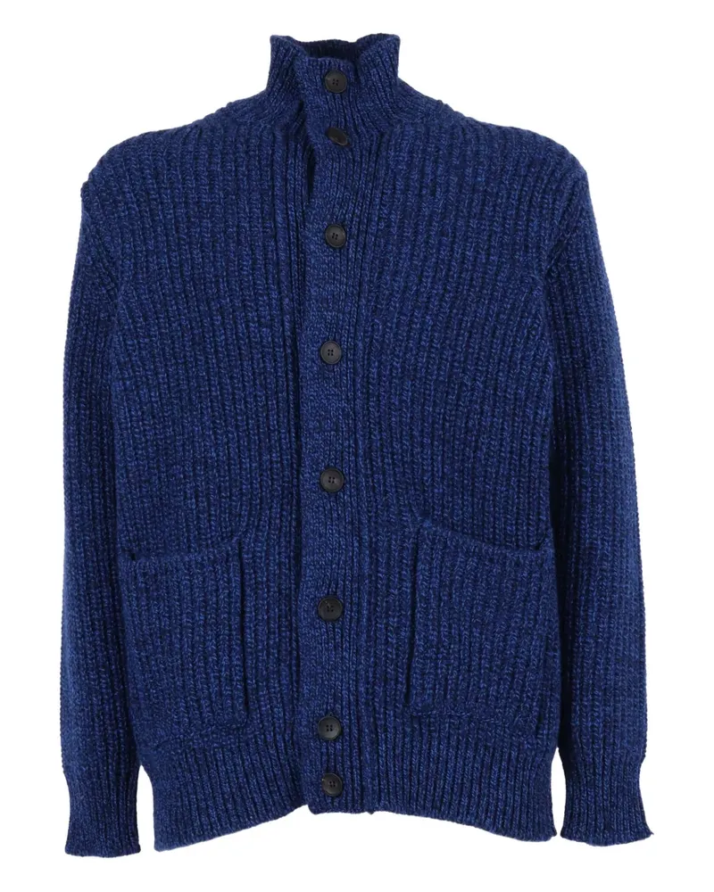 Filippo de Laurentiis pocket button cardigan - Blau Blau