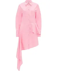 J.W.Anderson Asymmetrisches Midikleid Rosa