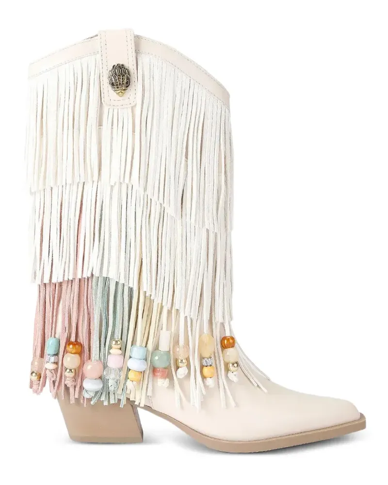 Kurt Geiger Stiefel mit Fransen - Nude Nude
