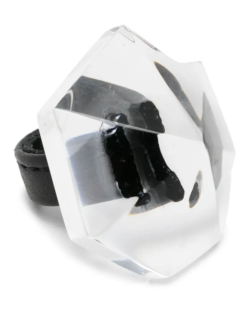 Monies faceted ring - Weiß Weiß