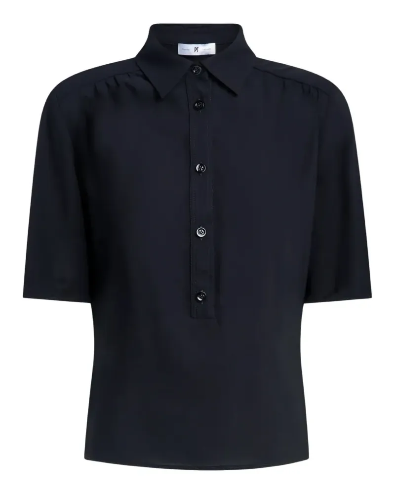 PT TORINO Eleonora short-sleeve polo shirt - Blau Blau
