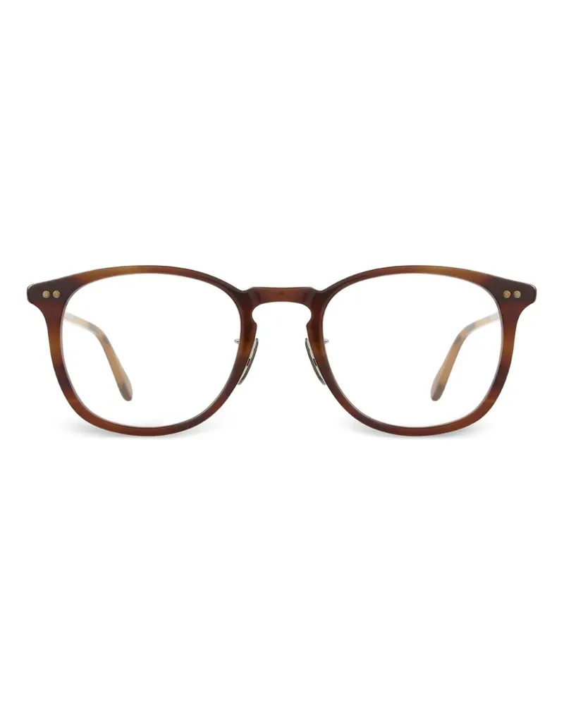 Garrett Leight Runde Kinney Brille - Braun Braun