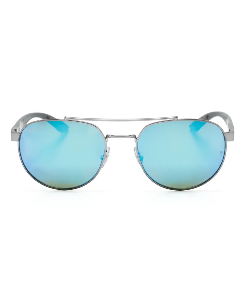 Ray Ban Chromance Pilotenbrille - Silber Silber