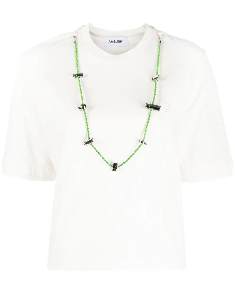 AMBUSH Stoppers T-Shirt - Weiß Weiß