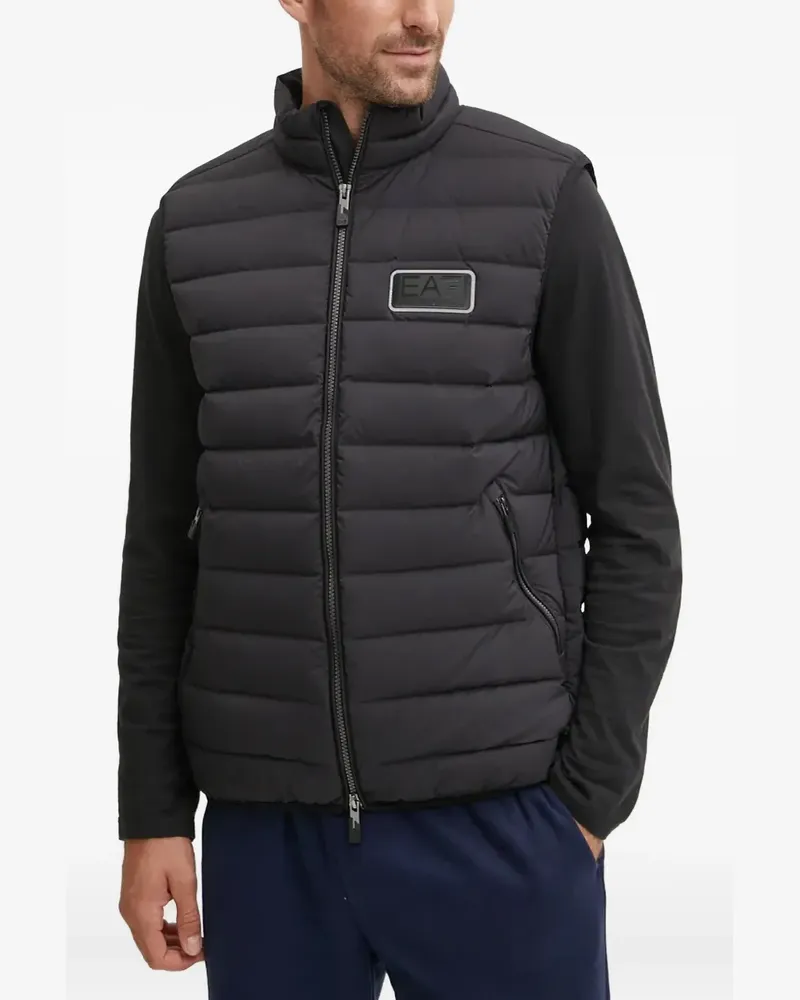 EA7 Jacke mit Reißverschluss - Schwarz Schwarz