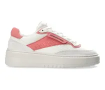 Perforierte Sneakers - Weiß